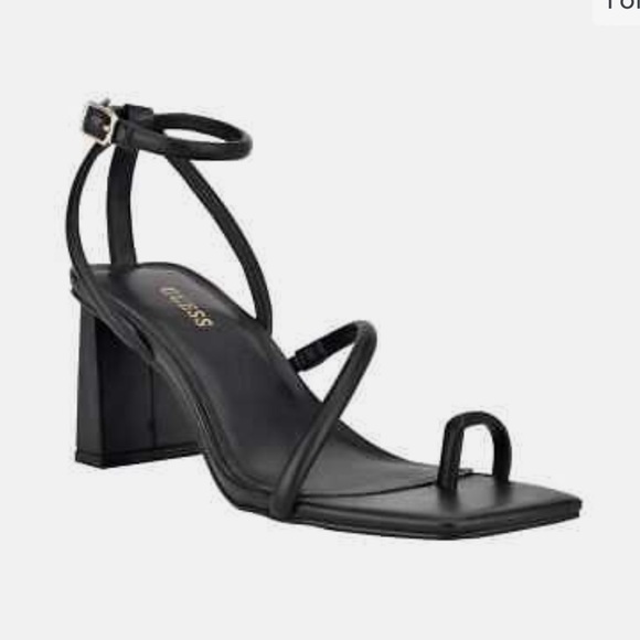 Women's GUESS Women's Aubrea Dress Sandals Black size 11 - Picture 1 of 9